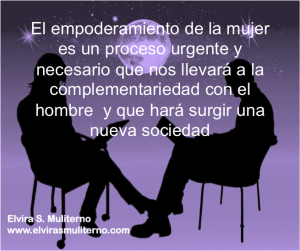 Muliterno Empoderamiento empowerment mujer complementariedad